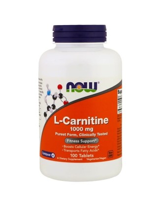 나우푸드, L-카르니틴, 1000mg, 100정