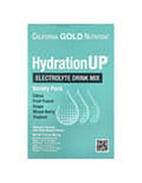 캘리포니아 골드 뉴트리션, HydrationUP, 전해질 음료 믹스, 어소티드, 20팩